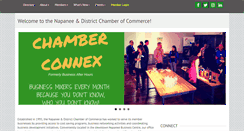Desktop Screenshot of napaneechamber.ca